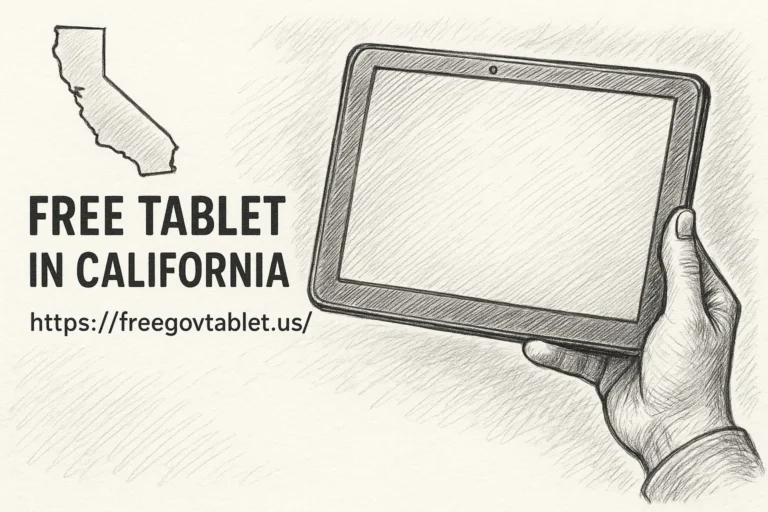 free tablet in california